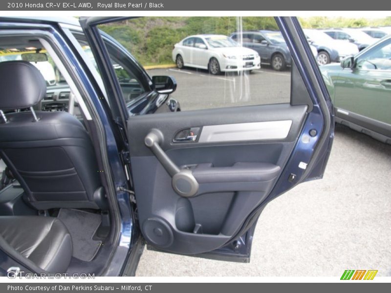 Royal Blue Pearl / Black 2010 Honda CR-V EX-L AWD
