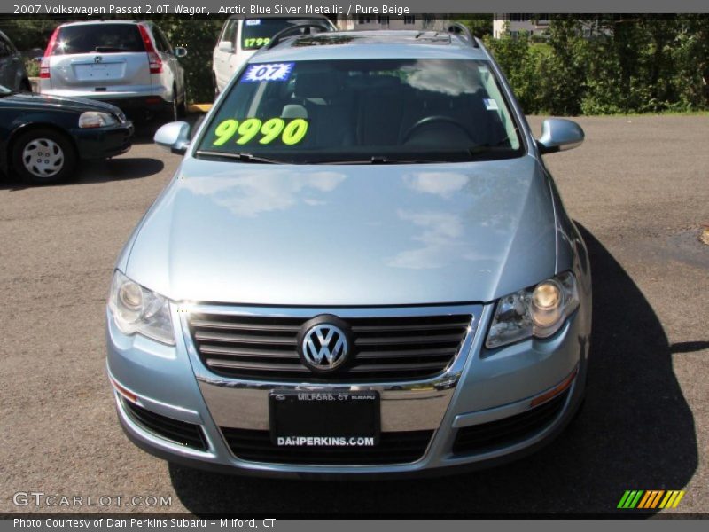 Arctic Blue Silver Metallic / Pure Beige 2007 Volkswagen Passat 2.0T Wagon