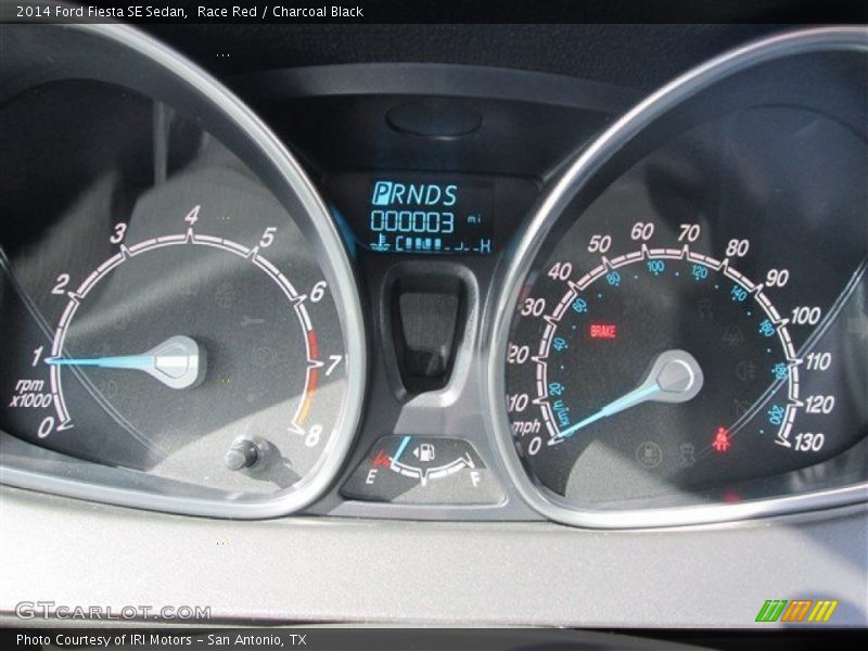 Race Red / Charcoal Black 2014 Ford Fiesta SE Sedan