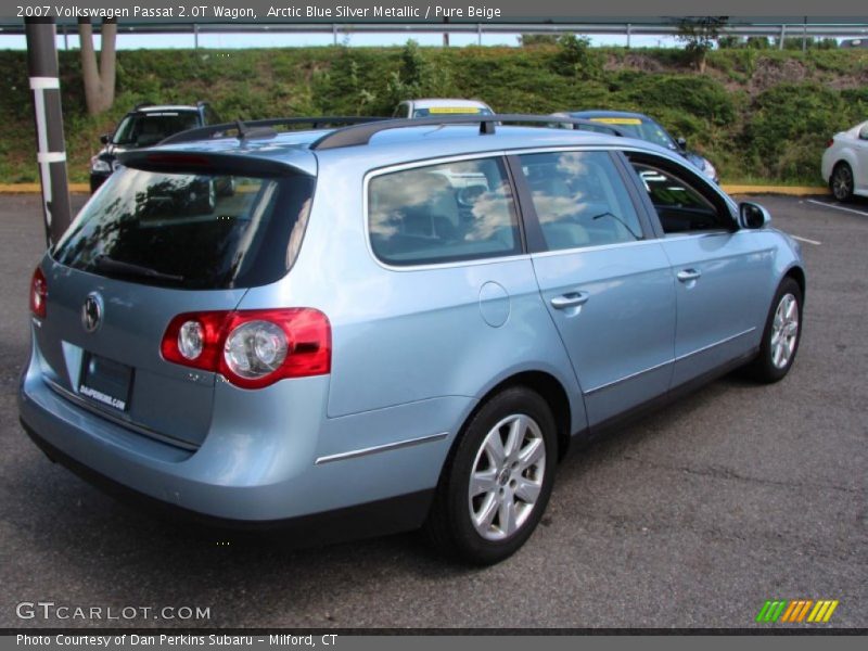 Arctic Blue Silver Metallic / Pure Beige 2007 Volkswagen Passat 2.0T Wagon