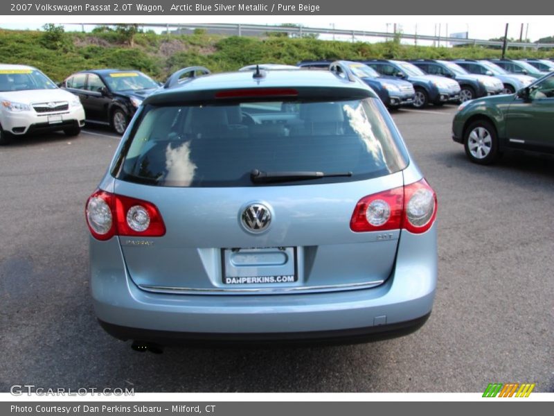 Arctic Blue Silver Metallic / Pure Beige 2007 Volkswagen Passat 2.0T Wagon