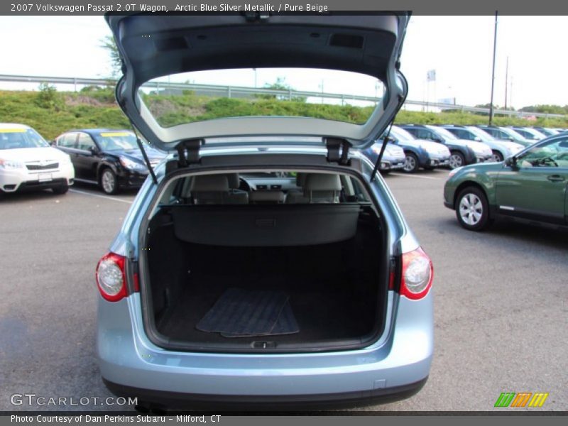Arctic Blue Silver Metallic / Pure Beige 2007 Volkswagen Passat 2.0T Wagon