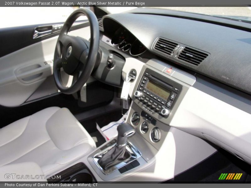 Arctic Blue Silver Metallic / Pure Beige 2007 Volkswagen Passat 2.0T Wagon