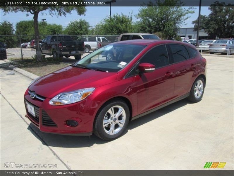 Ruby Red / Charcoal Black 2014 Ford Focus SE Hatchback