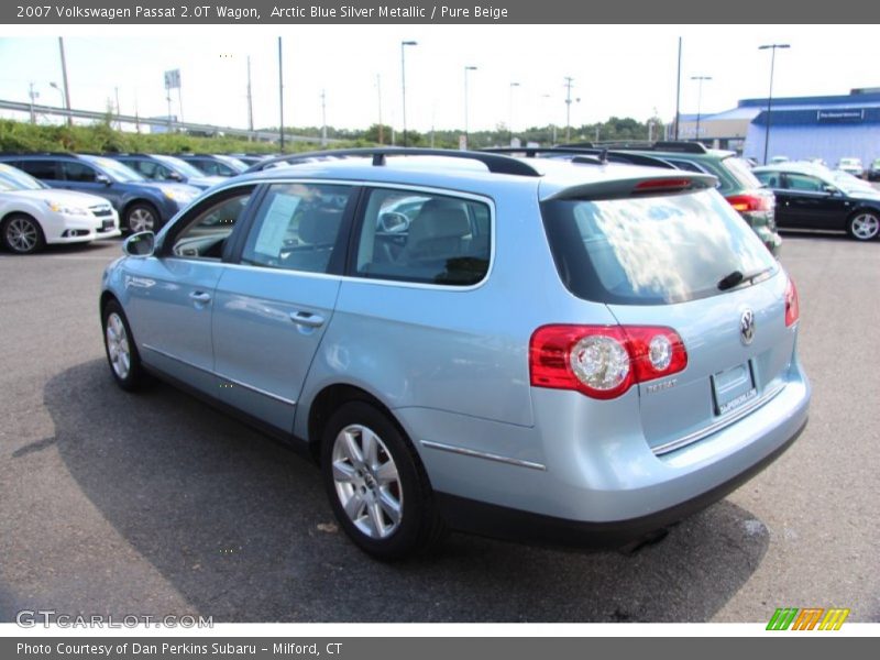 Arctic Blue Silver Metallic / Pure Beige 2007 Volkswagen Passat 2.0T Wagon