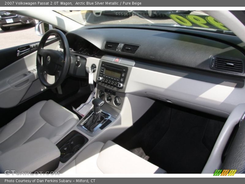 Arctic Blue Silver Metallic / Pure Beige 2007 Volkswagen Passat 2.0T Wagon