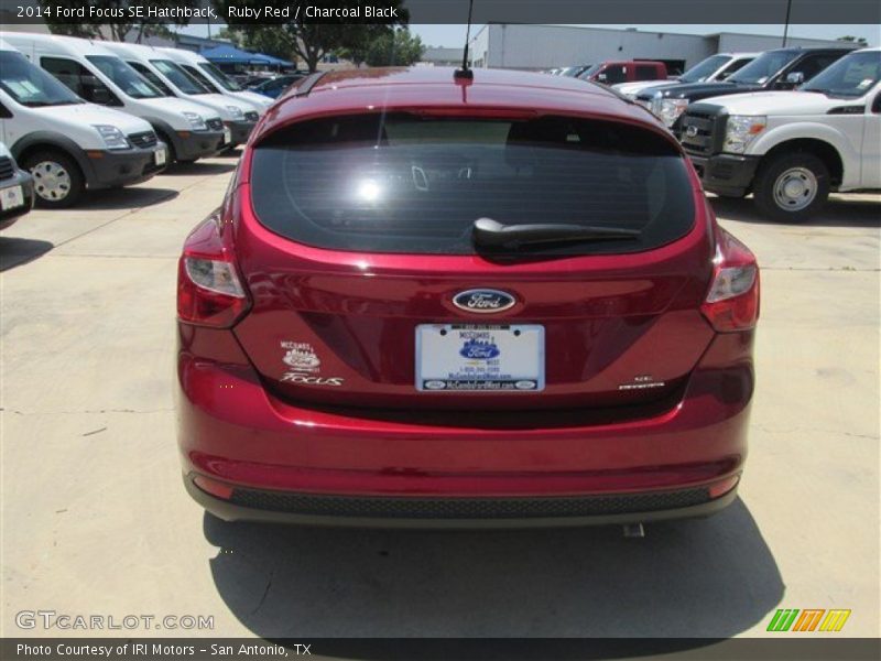Ruby Red / Charcoal Black 2014 Ford Focus SE Hatchback
