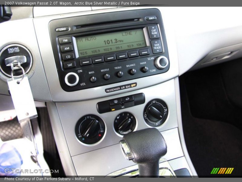 Arctic Blue Silver Metallic / Pure Beige 2007 Volkswagen Passat 2.0T Wagon