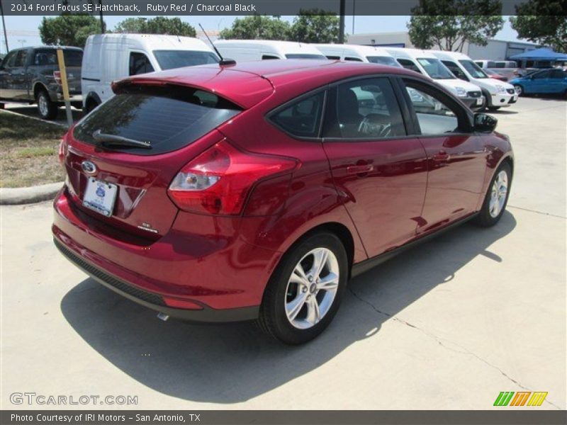 Ruby Red / Charcoal Black 2014 Ford Focus SE Hatchback