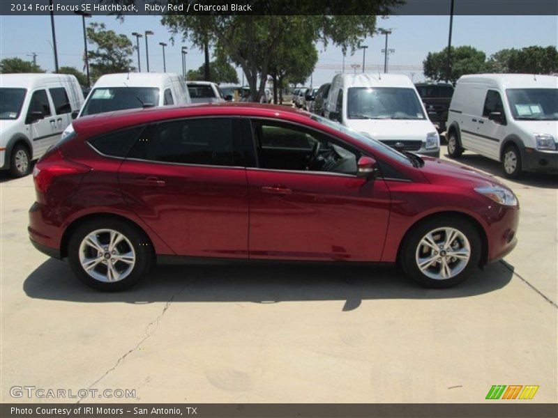 Ruby Red / Charcoal Black 2014 Ford Focus SE Hatchback