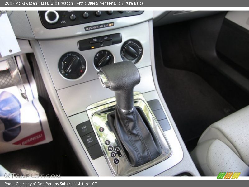 Arctic Blue Silver Metallic / Pure Beige 2007 Volkswagen Passat 2.0T Wagon