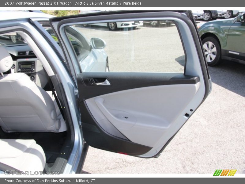 Arctic Blue Silver Metallic / Pure Beige 2007 Volkswagen Passat 2.0T Wagon
