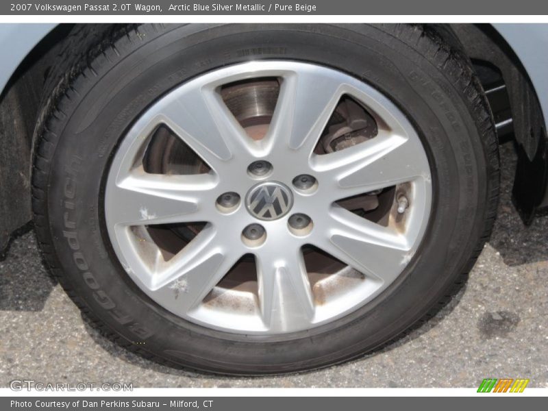 Arctic Blue Silver Metallic / Pure Beige 2007 Volkswagen Passat 2.0T Wagon