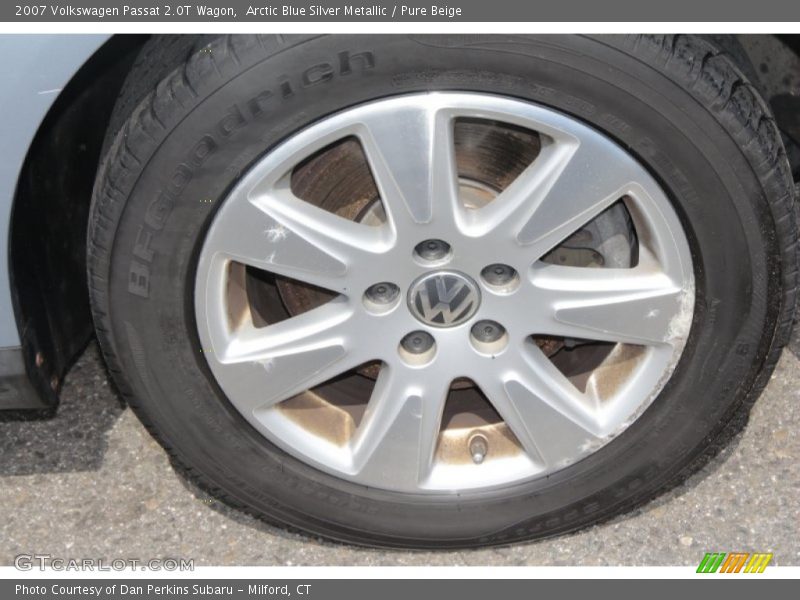 Arctic Blue Silver Metallic / Pure Beige 2007 Volkswagen Passat 2.0T Wagon