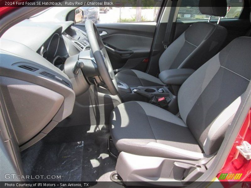 Ruby Red / Charcoal Black 2014 Ford Focus SE Hatchback