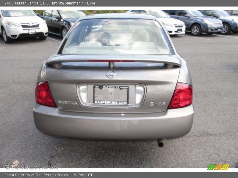 Bronze Shimmer / Taupe 2005 Nissan Sentra 1.8 S