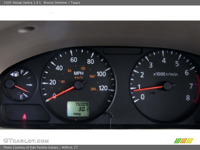 Bronze Shimmer / Taupe 2005 Nissan Sentra 1.8 S