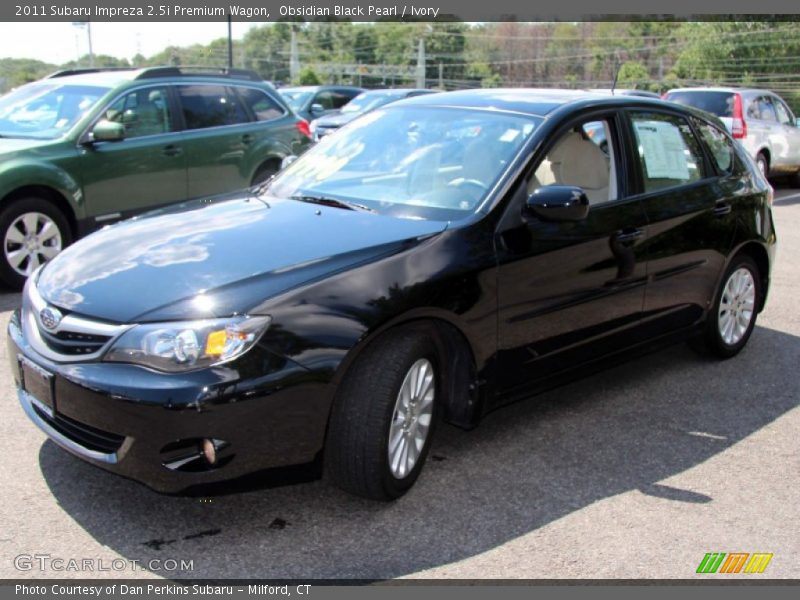 Obsidian Black Pearl / Ivory 2011 Subaru Impreza 2.5i Premium Wagon