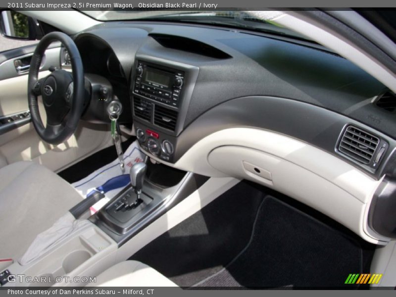Obsidian Black Pearl / Ivory 2011 Subaru Impreza 2.5i Premium Wagon