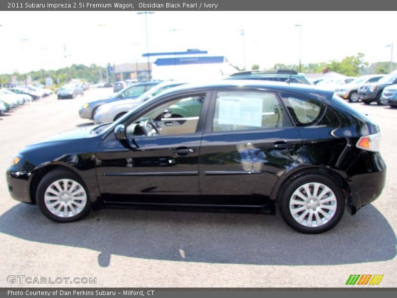 Obsidian Black Pearl / Ivory 2011 Subaru Impreza 2.5i Premium Wagon