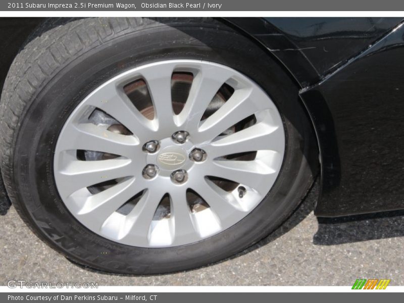 Obsidian Black Pearl / Ivory 2011 Subaru Impreza 2.5i Premium Wagon