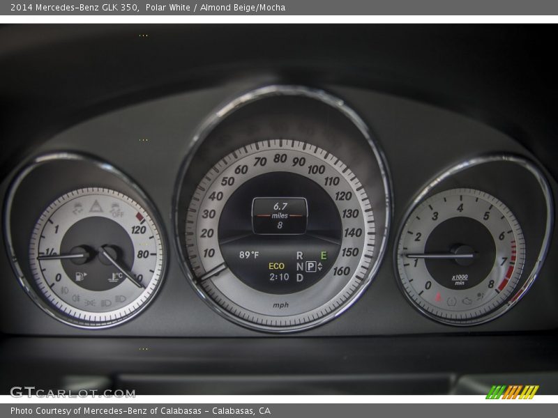 Polar White / Almond Beige/Mocha 2014 Mercedes-Benz GLK 350