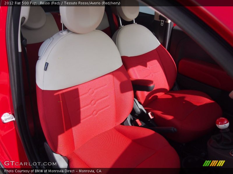 Front Seat of 2012 500 Pop