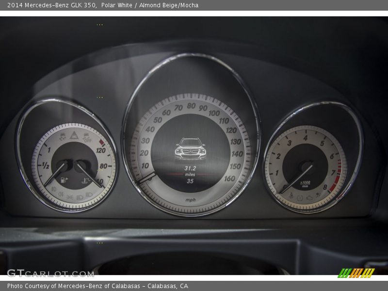 Polar White / Almond Beige/Mocha 2014 Mercedes-Benz GLK 350