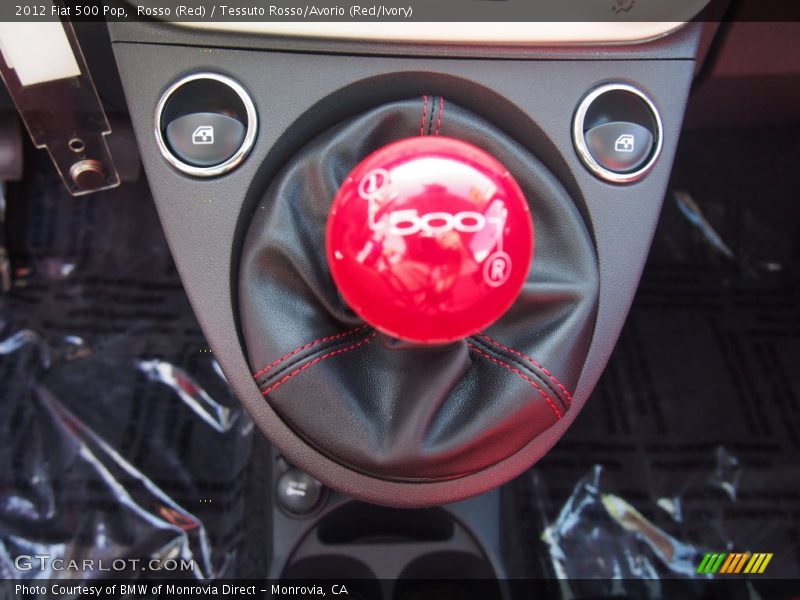  2012 500 Pop 5 Speed Manual Shifter
