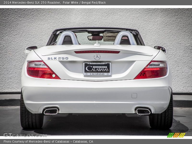 Polar White / Bengal Red/Black 2014 Mercedes-Benz SLK 250 Roadster