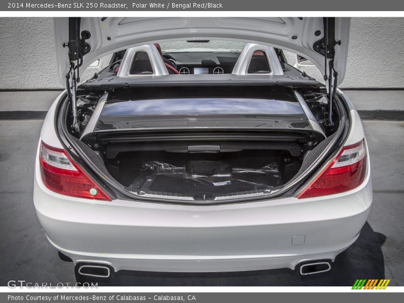  2014 SLK 250 Roadster Trunk