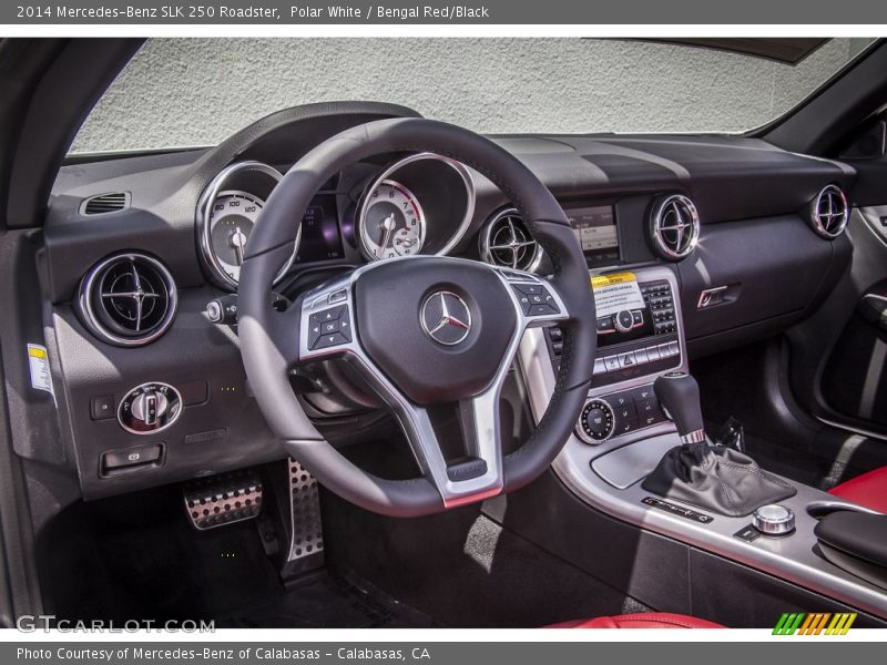Dashboard of 2014 SLK 250 Roadster