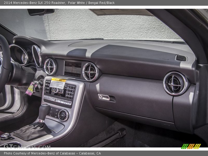 Polar White / Bengal Red/Black 2014 Mercedes-Benz SLK 250 Roadster