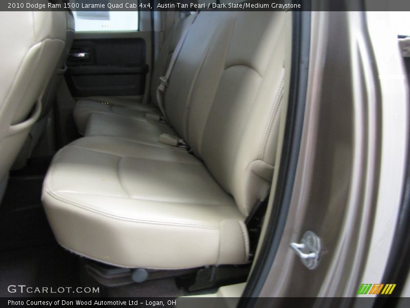 Austin Tan Pearl / Dark Slate/Medium Graystone 2010 Dodge Ram 1500 Laramie Quad Cab 4x4
