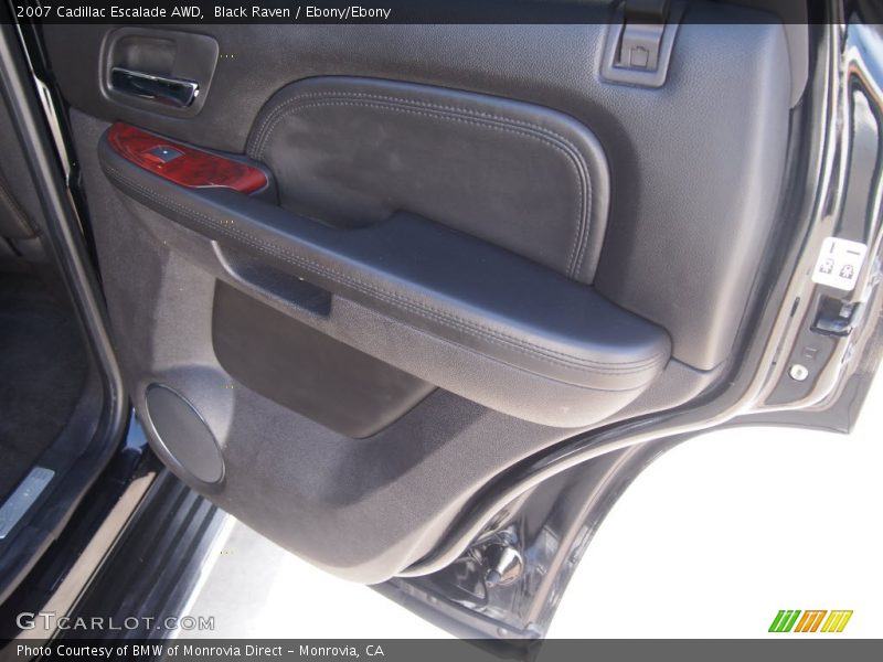 Black Raven / Ebony/Ebony 2007 Cadillac Escalade AWD