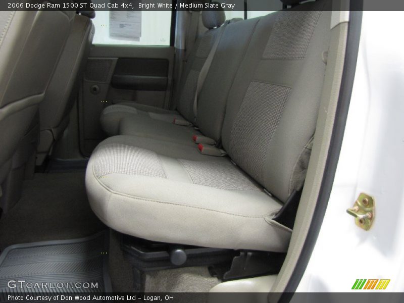 Bright White / Medium Slate Gray 2006 Dodge Ram 1500 ST Quad Cab 4x4
