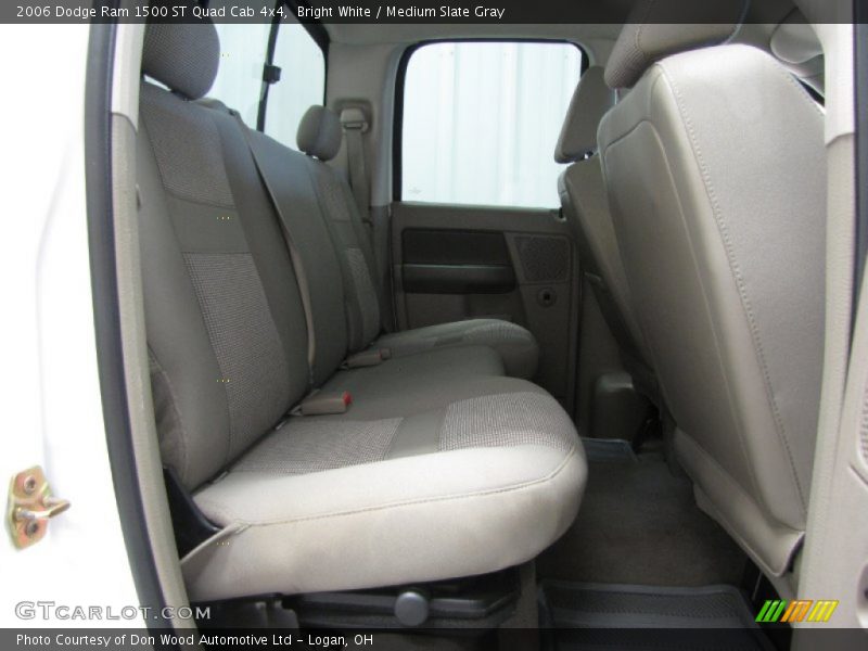 Bright White / Medium Slate Gray 2006 Dodge Ram 1500 ST Quad Cab 4x4