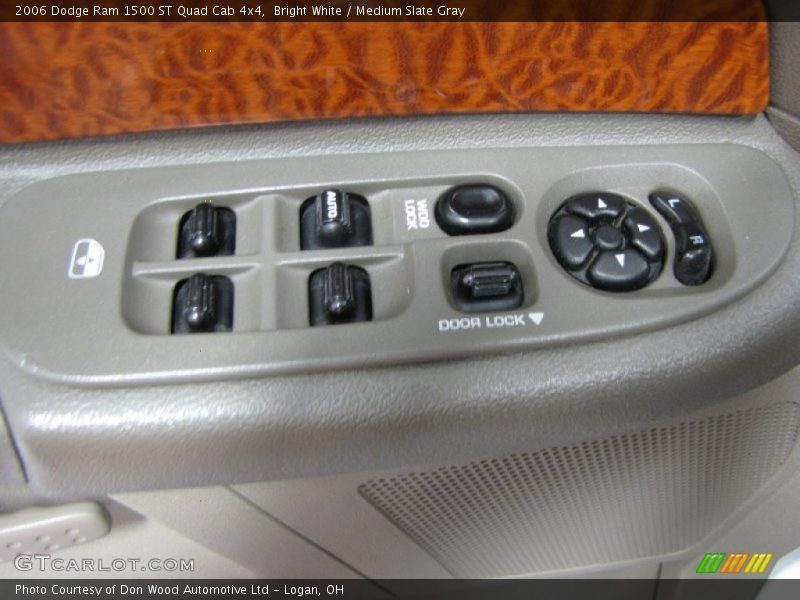 Bright White / Medium Slate Gray 2006 Dodge Ram 1500 ST Quad Cab 4x4