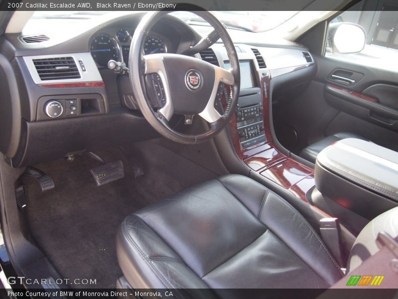 Black Raven / Ebony/Ebony 2007 Cadillac Escalade AWD