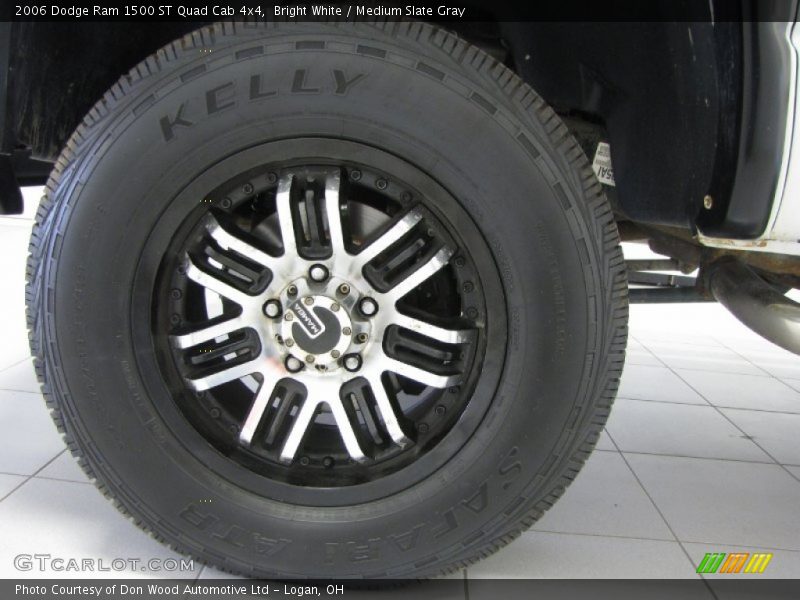 Bright White / Medium Slate Gray 2006 Dodge Ram 1500 ST Quad Cab 4x4