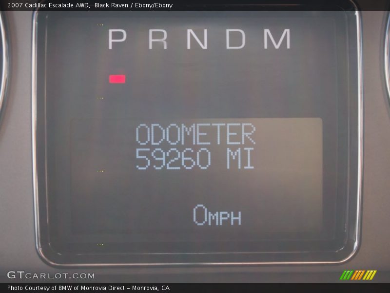 Black Raven / Ebony/Ebony 2007 Cadillac Escalade AWD