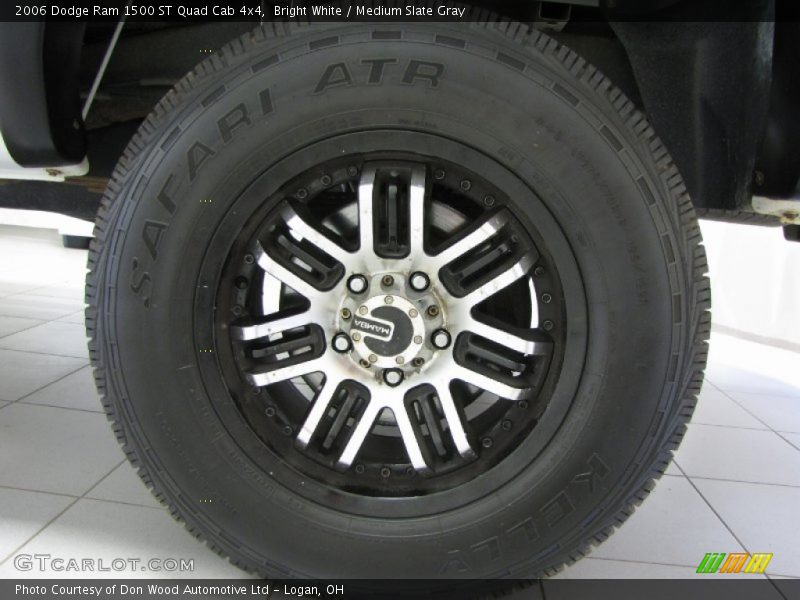 Bright White / Medium Slate Gray 2006 Dodge Ram 1500 ST Quad Cab 4x4