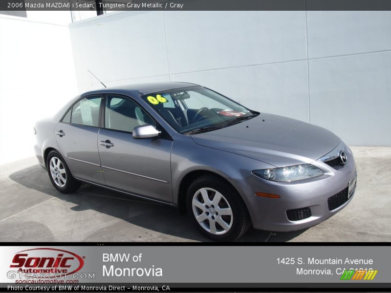 Tungsten Gray Metallic / Gray 2006 Mazda MAZDA6 i Sedan