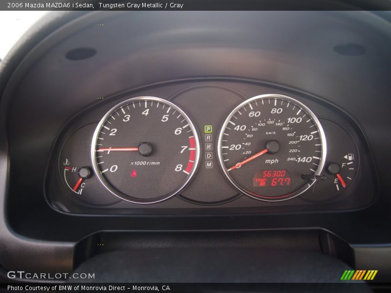 Tungsten Gray Metallic / Gray 2006 Mazda MAZDA6 i Sedan
