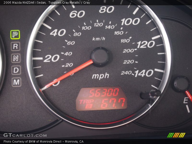 Tungsten Gray Metallic / Gray 2006 Mazda MAZDA6 i Sedan