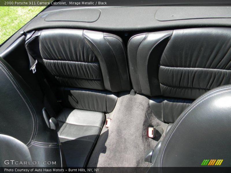 Rear Seat of 2000 911 Carrera Cabriolet