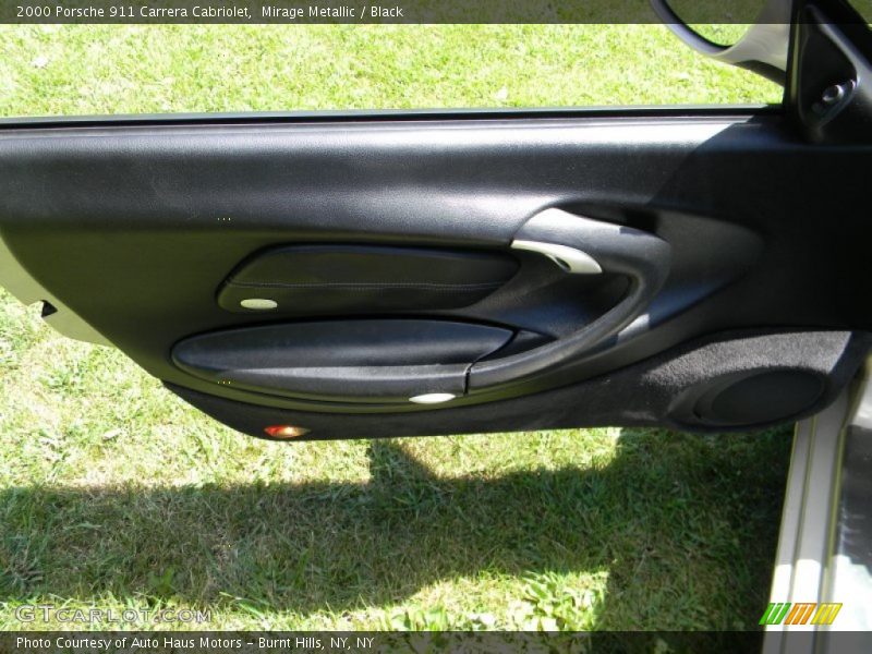 Mirage Metallic / Black 2000 Porsche 911 Carrera Cabriolet