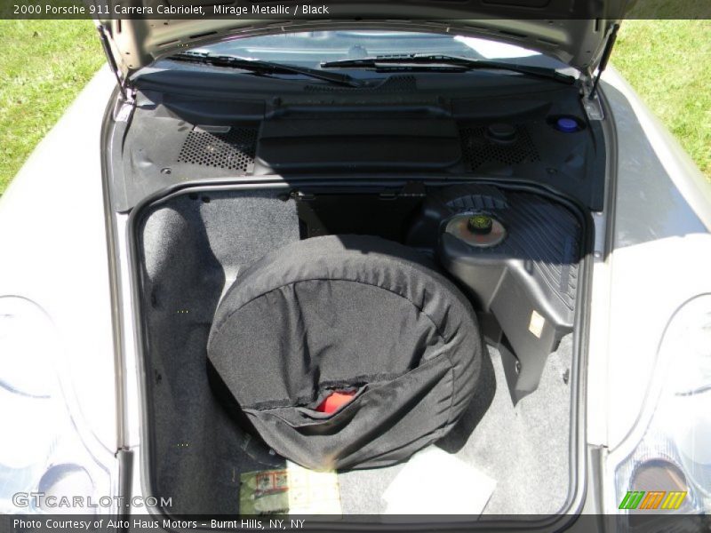 Mirage Metallic / Black 2000 Porsche 911 Carrera Cabriolet
