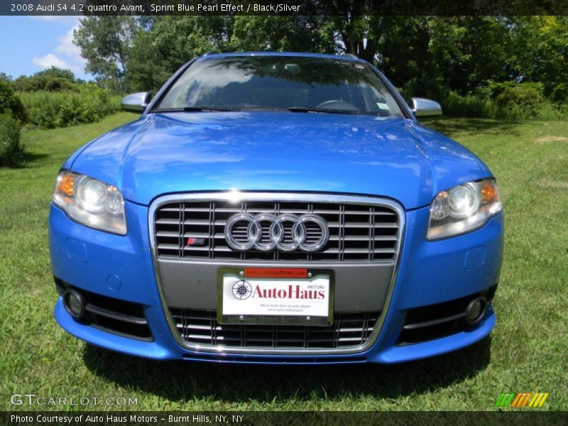 Sprint Blue Pearl Effect / Black/Silver 2008 Audi S4 4.2 quattro Avant