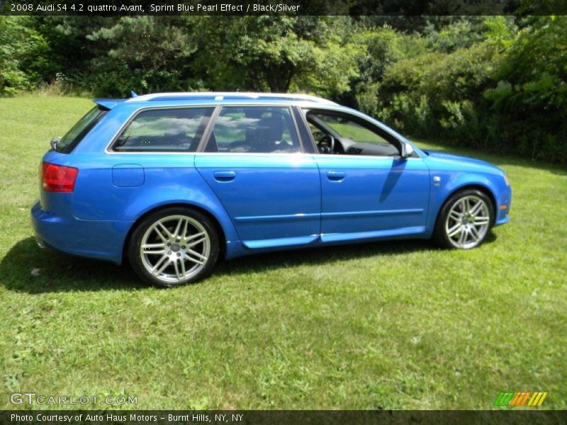 Sprint Blue Pearl Effect / Black/Silver 2008 Audi S4 4.2 quattro Avant